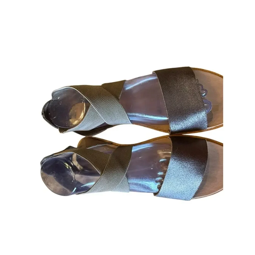 Sorel sandals metallic